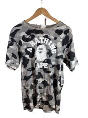 画像：1st Camo College Tee/M/コットン/GRY/カモフラ/001CSL301010M/使用感有