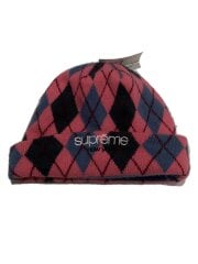 画像：21AW/Argyle Cashmere Beanie/--/ウール/PNK/メンズ