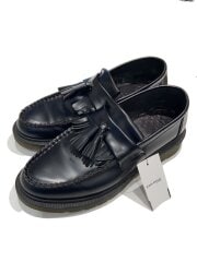 画像：ADRIAN/タッセルローファー/38/BLK/レザー