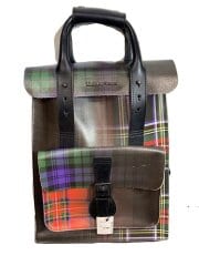画像：TARTAN CLASH LEATHER BACKPACK/レザー/マルチカラー/チェック