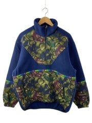 画像：デサント/プルオーバー/フリースジャケット/L/ポリエステル/NVY/カモフラ/AA-5178