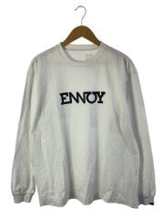 画像：長袖Tシャツ/XL/コットン/WHT/SS21BRENCT03AM