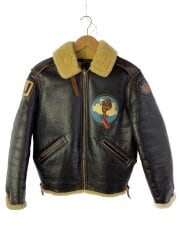 画像：旧マッコイ/ベル型TALON/フライトジャケット/34/羊革/BRW/W535ac-17012