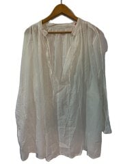 画像：カディコットンブラウス/長袖ブラウス/FREE/コットン/WHT/CL406101ER-00