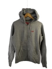 画像：SMALL BOX ZIP UP/S/コットン/GRY/無地