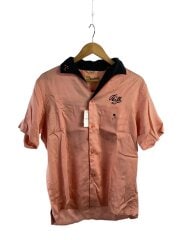 画像：半袖シャツ/M/レーヨン/PNK