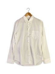 画像：長袖シャツ/41/コットン/WHT/無地/S50DL0393 S39545//