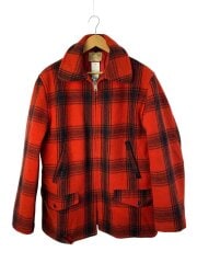 画像：ジャケット/--/ウール/RED/チェック