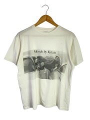 画像：MOODS KRIZIA/Tシャツ/XL/コットン/WHT/汚れ有
