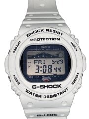 画像：ソーラー腕時計・G-SHOCK/デジタル/ラバー/WHT/WHT