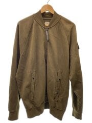 画像：ジップアップスウェット/2L/コットン/KHK/無地/19CMSS205A 006372G