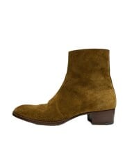 画像：ワイアット/サイドジップ/ハイカット/ブーツ/42/CML/スウェード/649103