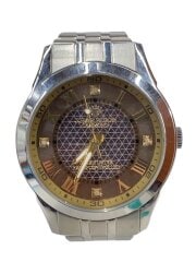 画像：ソーラー腕時計/アナログ/ステンレス/GLD/SLV/SS/JH-082A//