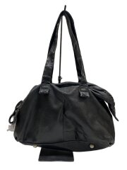 画像：トートバッグビックファスナー//レザー/BLK