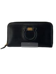 画像：長財布/レザー/BLK/レディース/22c843