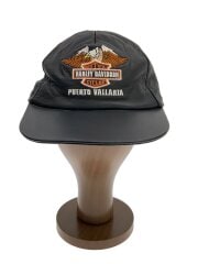 画像：キャップ/FREE/レザー/BLK/メンズ