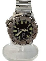 画像：自動巻腕時計/アナログ/ステンレス/BLK/SLV/SS/7S26-0350