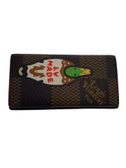 画像：ポルト・フォイユ・ブラザ_ダミエ・ジャイアント_NIGO/PVC/BRW/メンズ