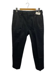 画像：ツータック/スラックスパンツ/35/コットン/ブラック/PP-RL-YW-0105