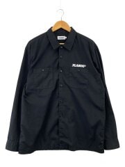 画像：長袖シャツ/XL/ポリエステル/BLK/01174401//