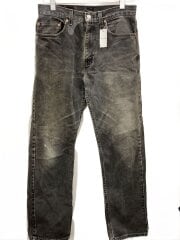 画像：ストレートパンツ/32/コットン/BLK/00505-0260