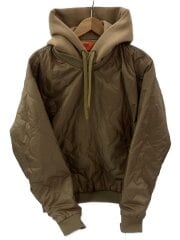 画像：キルティングジャケット/L/ポリエステル/CML/無地/U2133112