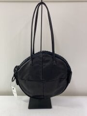 画像：トートバッグ/レザー/BLK/無地/006BK