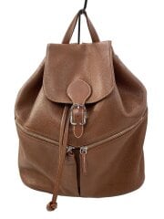 画像：リュック/レザー/BRW/無地