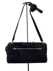 画像：ショルダーバッグ/牛革/BLK/無地/517-BK