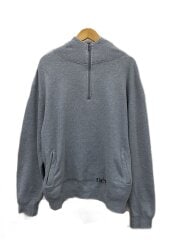 画像：00s/Y2K/Newly/ハーフジップパーカー/コットン/GRY