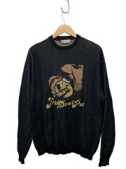 画像：ニット・セーター(厚手)/L/コットン/BLK/RAD-23AW-KNIT003