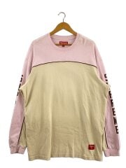 画像：25SS/Paneled Piping L/S Top/長袖Tシャツ/XL/コットン/PNK//