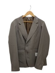 画像：Switch Front Tailored Jacketテーラードジャケット/40/ウール/BEG/B17JK111