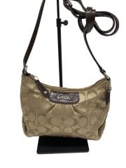 画像：シグネチャー/ショルダーバッグ/キャンバス/BEG/総柄