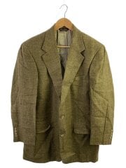 画像：80S/USA製/テーラードジャケット/--/シルクリネン/KHK