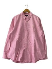 画像：マルチカラーポニー/ボタンダウンシャツ/長袖シャツ/XXL/コットン/PNK//