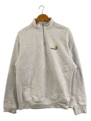 画像：HALF ZIP AMERICAN SCRIPT SWEAT/スウェット/M/コットン/GRY//