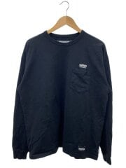 画像：長袖Tシャツ/L/コットン/BLK/232FPNH-CSM09
