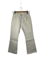 画像：22SS/ジップフライデニムパンツ/26/コットン/ホワイト/S50LA0200