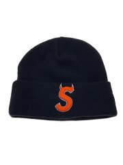 画像：26SS/New Era Devil S Logo Beanie/ニットキャップ/FREE/アクリル/BLK/メンズ//