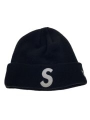 画像：24FW/S Logo Beanie/ニットキャップ/--/アクリル/ブラック/メンズ//