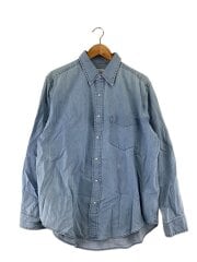 画像：Regular Collar Light Denim Shirt/シャ/M/コットン/IDG/無地/S25SG087//