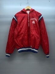 画像：ナイロンジャケット/L/ナイロン/RED/プリント