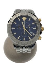 画像：Chronograph Man 44mm 5ATM/クォーツ腕時計/アナログ/ステンレス/NVY/SLV//