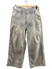 画像：23SS/HICKORY PAINTER PANTS/ボトム/1/コットン/WHT/ストライプ/ANC-PT36-A