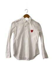 画像：長袖シャツ/S/コットン/WHT/AZ-B001//