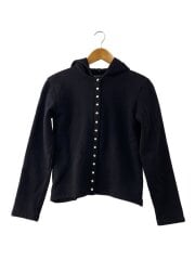 画像：14連スナップボタン/カーディガン(厚手)/--/コットン/BLK/EP08M001