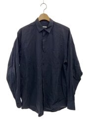 画像：23SS/コモリシャツ/長袖シャツ/2/コットン/NVY/無地/X01-02001