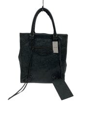 画像：カバ/トートバッグ/ミラー付/レザー/GRY/235217・1202