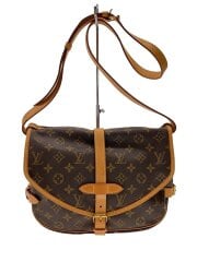 画像：ソミュール30/M42256/モノグラム・キャンバス/ショルダーバッグ/PVC/BRW/LV/ロゴ//